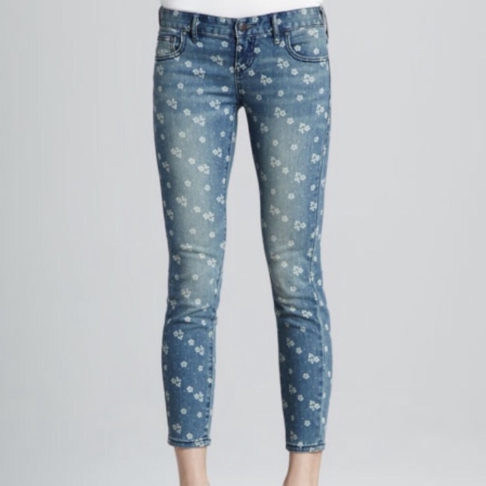 Free People Flower Ankle Jeans - Picture 2 of 7